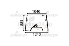 Windscreen to open curved and ti...